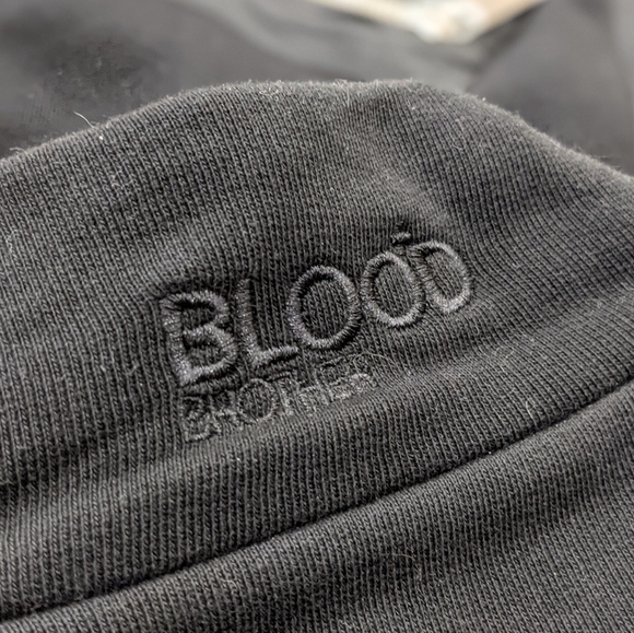 Blood Brother Black Men's Zippered Sweater - Picture 3 of 4